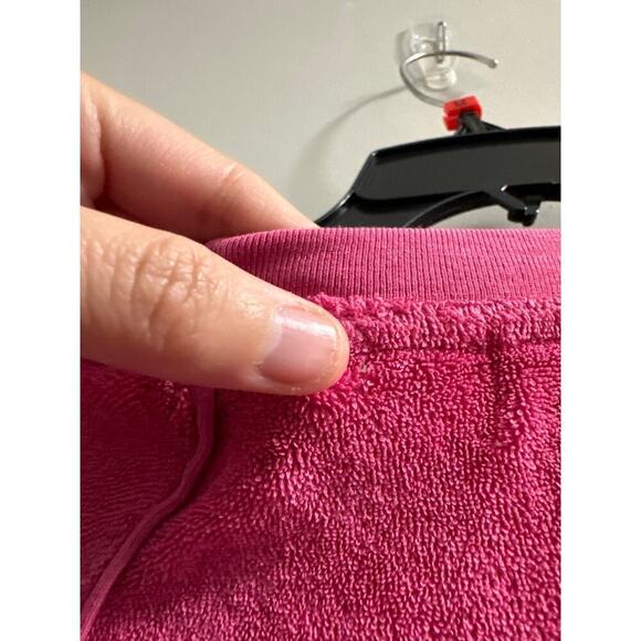 Suzie Kondi The Saba Raglan Top in Terry Pink size XS FLAW - Picture 7 of 7